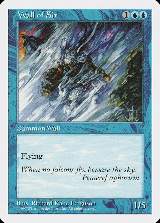 Wall of Air [Fifth Edition] | Card Citadel