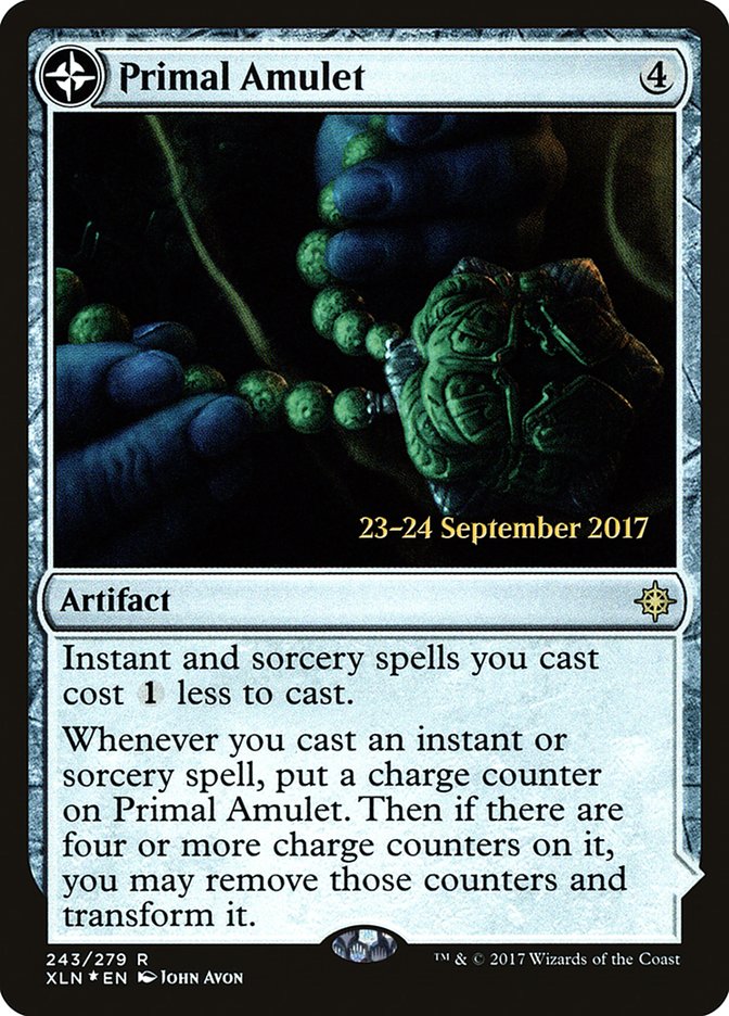 Primal Amulet // Primal Wellspring [Ixalan Promos] | Card Citadel