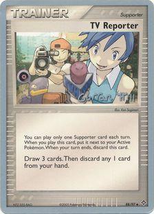 TV Reporter (88/97) (Bright Aura - Curran Hill's) [World Championships 2005] | Card Citadel