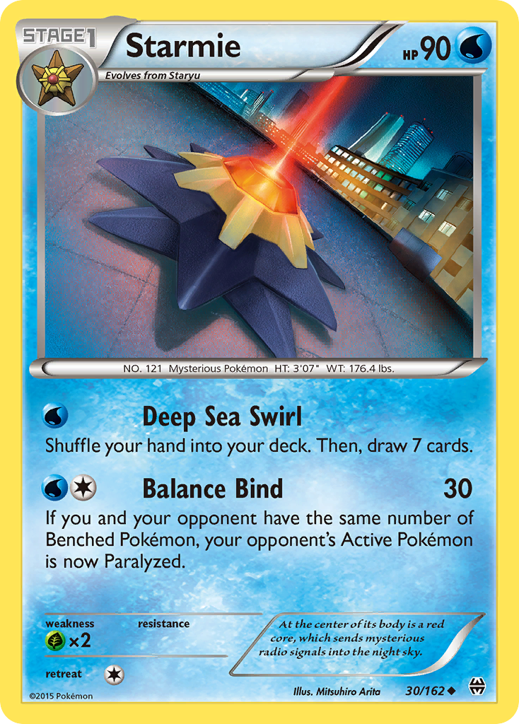Starmie (30/162) [XY: BREAKthrough] | Card Citadel