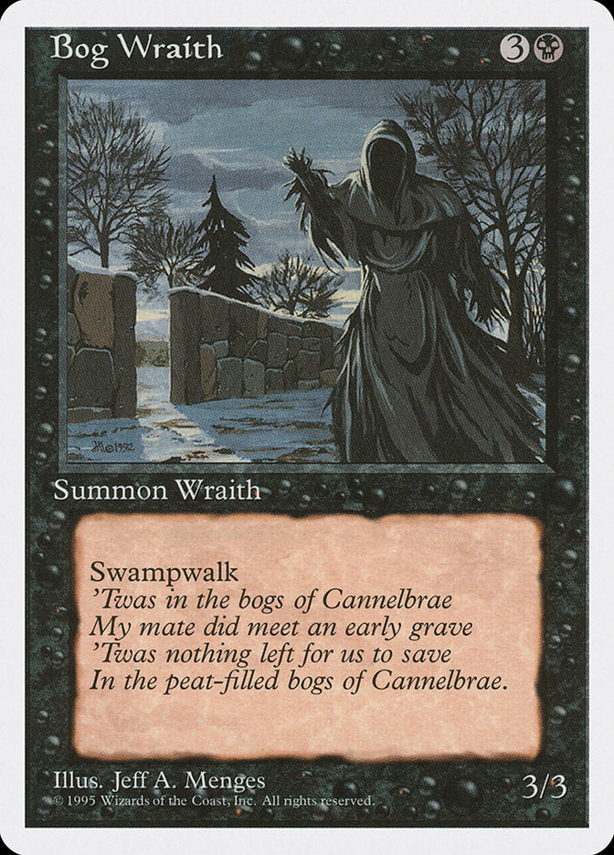 Bog Wraith [Fourth Edition] | Card Citadel