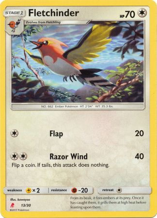 Fletchinder (13/30) [Sun & Moon: Trainer Kit - Lycanroc] | Card Citadel