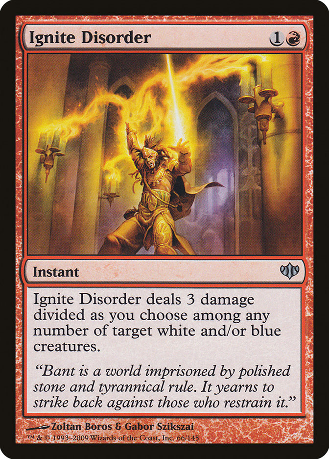 Ignite Disorder [Conflux] | Card Citadel