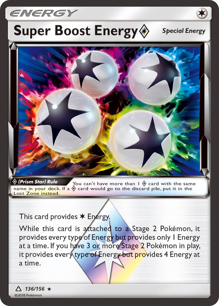 Super Boost Energy (136/156) (Prism Star) [Sun & Moon: Ultra Prism] | Card Citadel