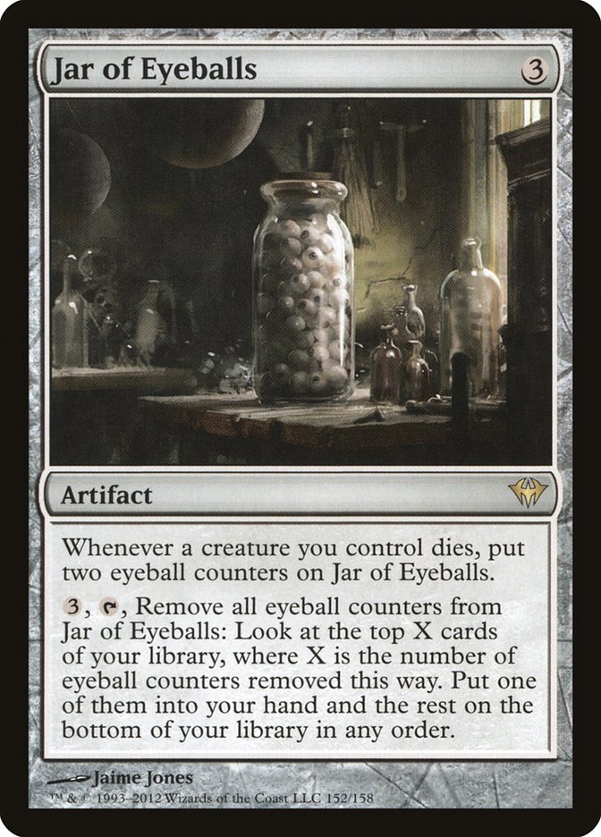 Jar of Eyeballs [Dark Ascension] | Card Citadel