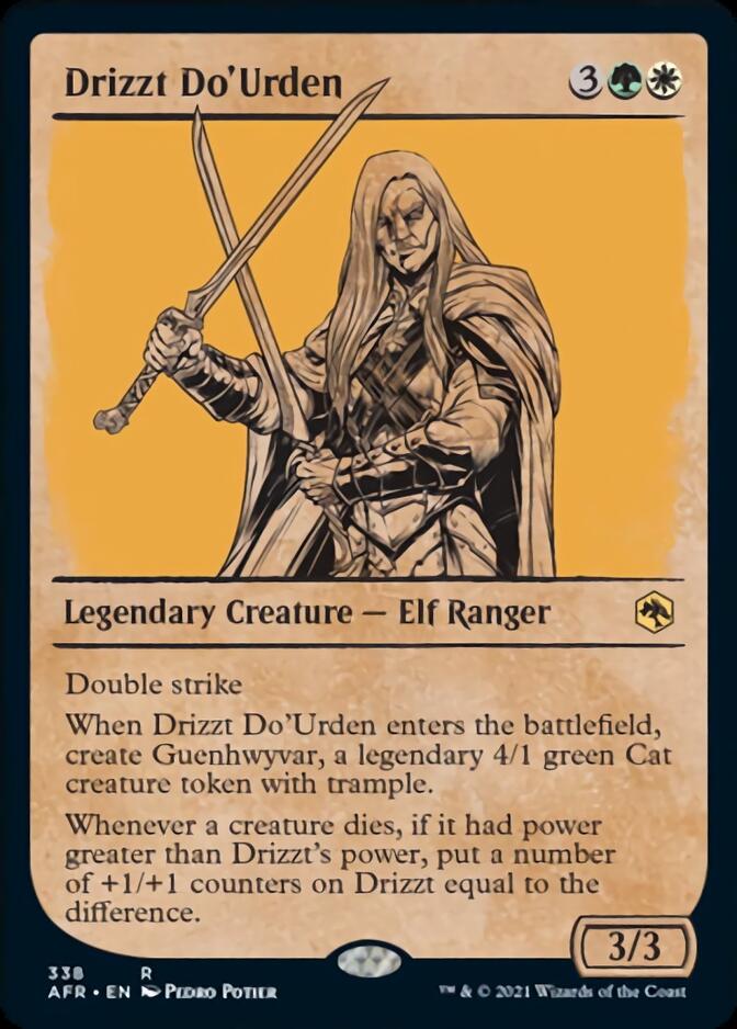 Drizzt Do'Urden (Showcase) [Dungeons & Dragons: Adventures in the Forgotten Realms] | Card Citadel