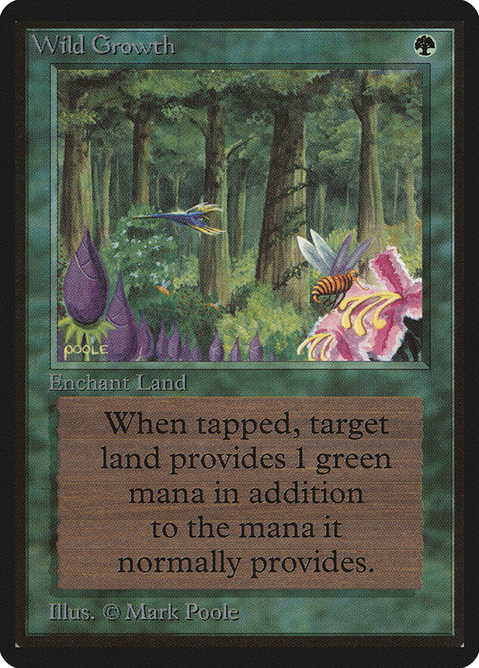 Wild Growth [Limited Edition Beta] | Card Citadel