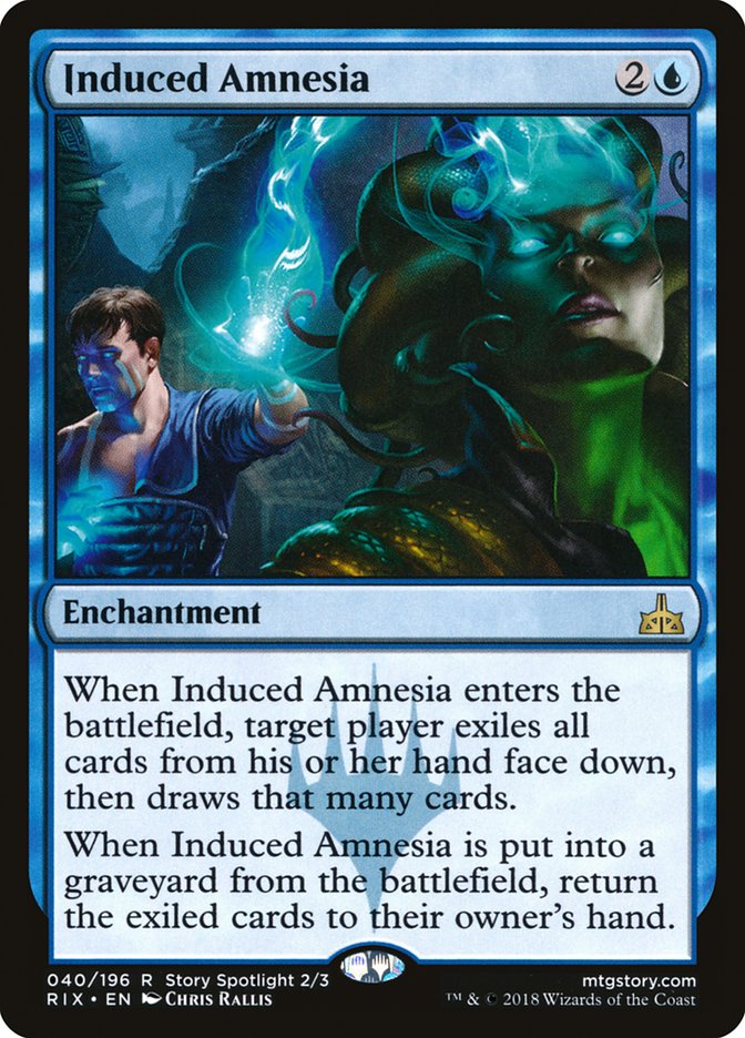 Induced Amnesia [Rivals of Ixalan] | Card Citadel