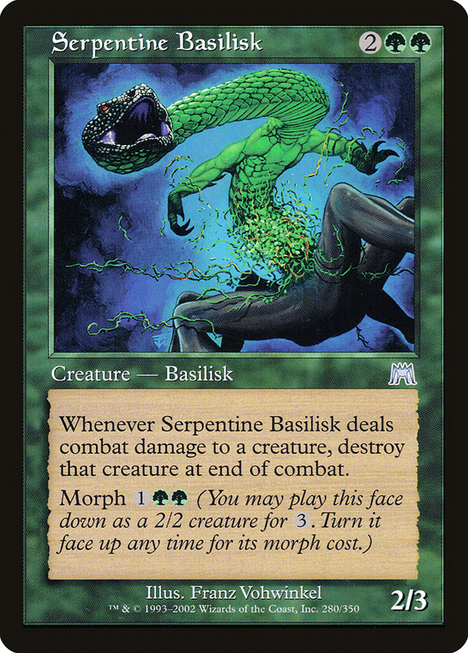 Serpentine Basilisk [Onslaught] | Card Citadel