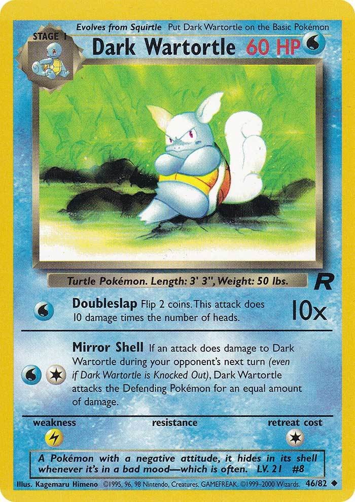 Dark Wartortle (46/82) [Team Rocket Unlimited] | Card Citadel