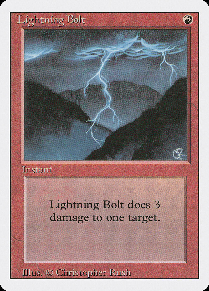 Lightning Bolt [Revised Edition] | Card Citadel