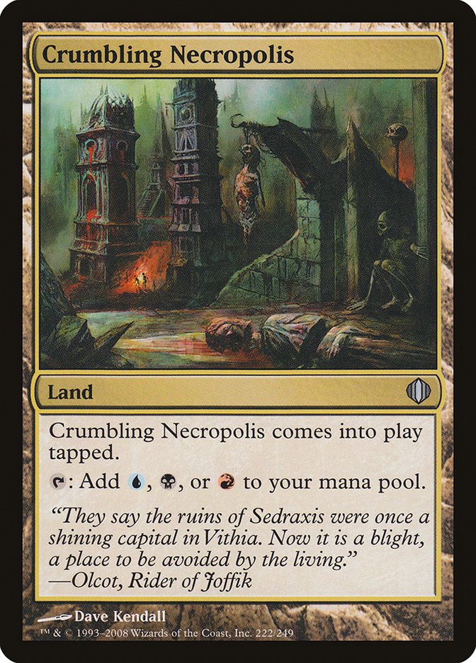Crumbling Necropolis [Shards of Alara] | Card Citadel