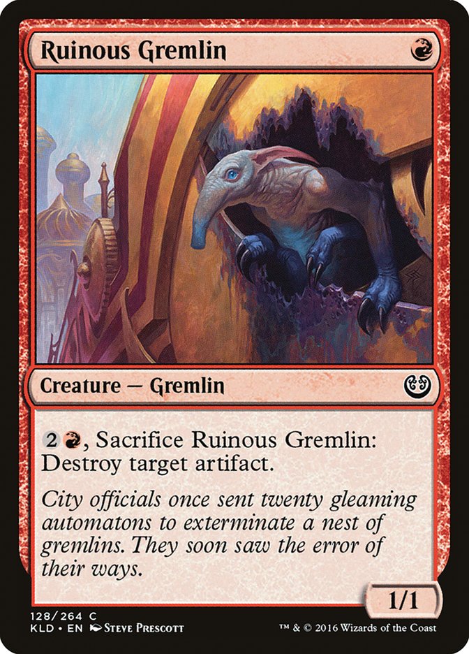 Ruinous Gremlin [Kaladesh] | Card Citadel