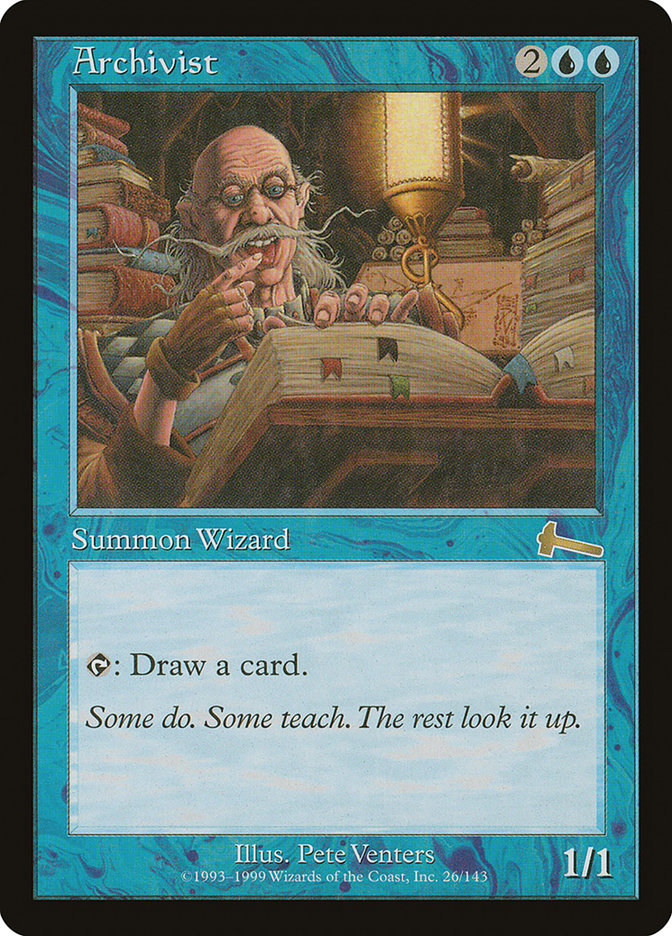 Archivist [Urza's Legacy] | Card Citadel