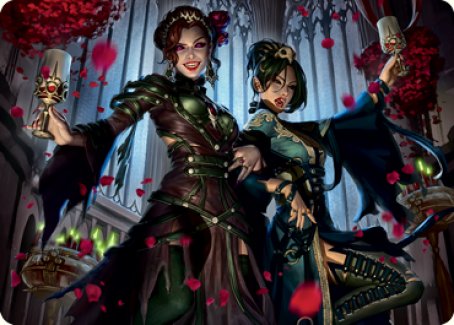 Falkenrath Celebrants 2 Art Card [Innistrad: Crimson Vow Art Series] | Card Citadel