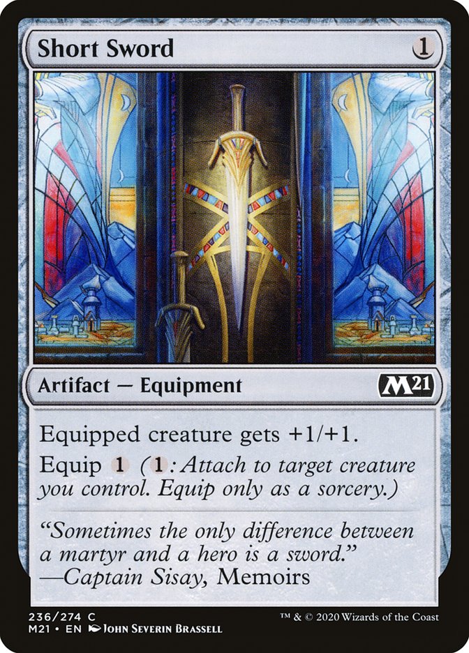 Short Sword [Core Set 2021] | Card Citadel