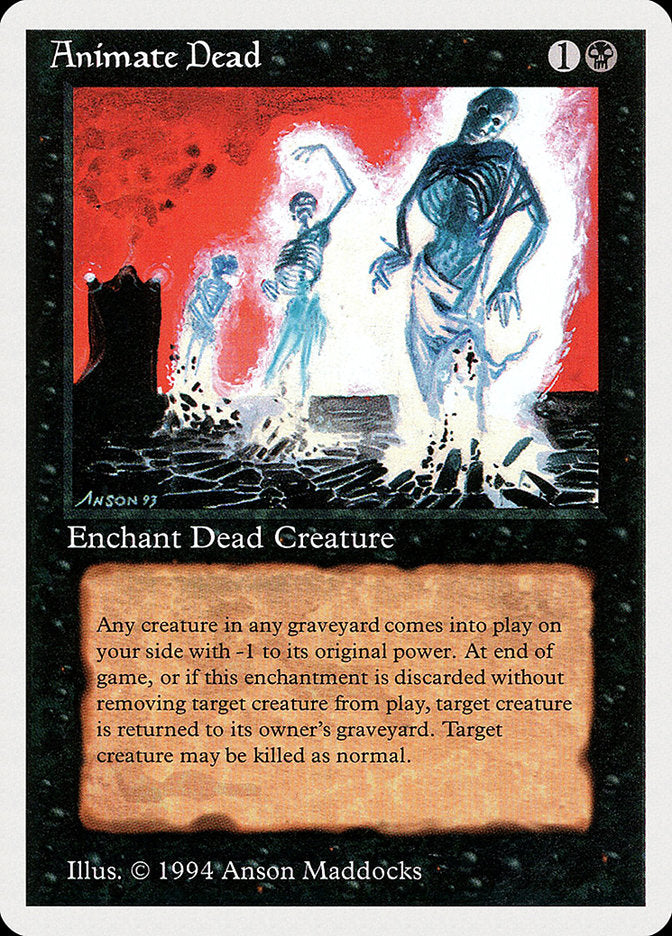 Animate Dead [Summer Magic / Edgar] | Card Citadel
