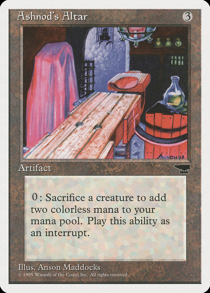 Ashnod's Altar [Chronicles] | Card Citadel