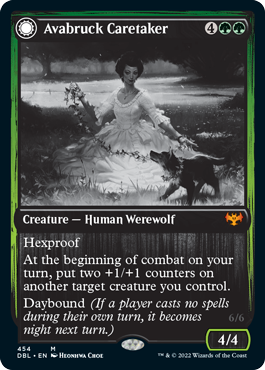 Avabruck Caretaker // Hollowhenge Huntmaster [Innistrad: Double Feature] | Card Citadel