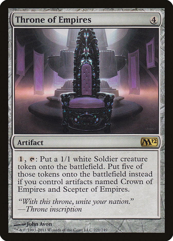 Throne of Empires [Magic 2012] | Card Citadel