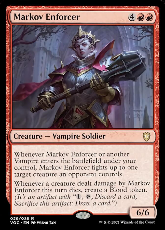 Markov Enforcer [Innistrad: Crimson Vow Commander] | Card Citadel