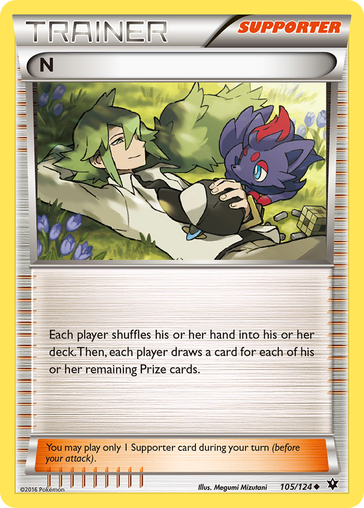 N (105/124) [XY: Fates Collide] | Card Citadel