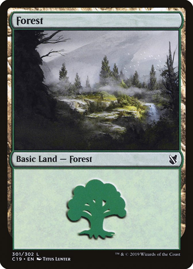 Forest (301) [Commander 2019] | Card Citadel