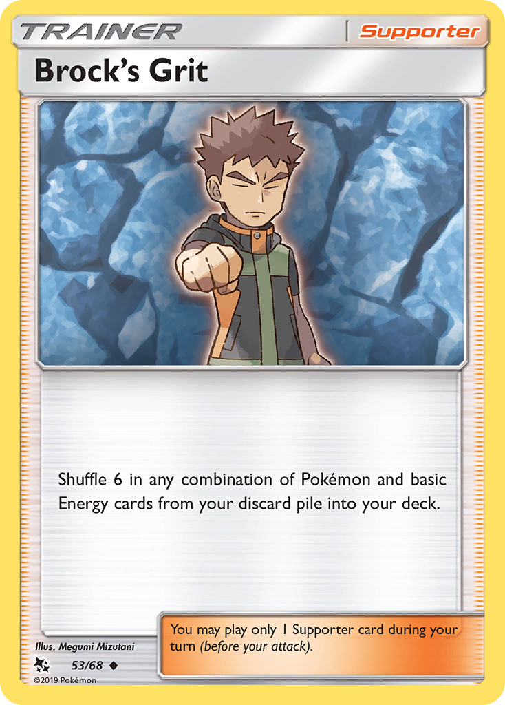 Brock's Grit (53/68) [Sun & Moon: Hidden Fates] | Card Citadel