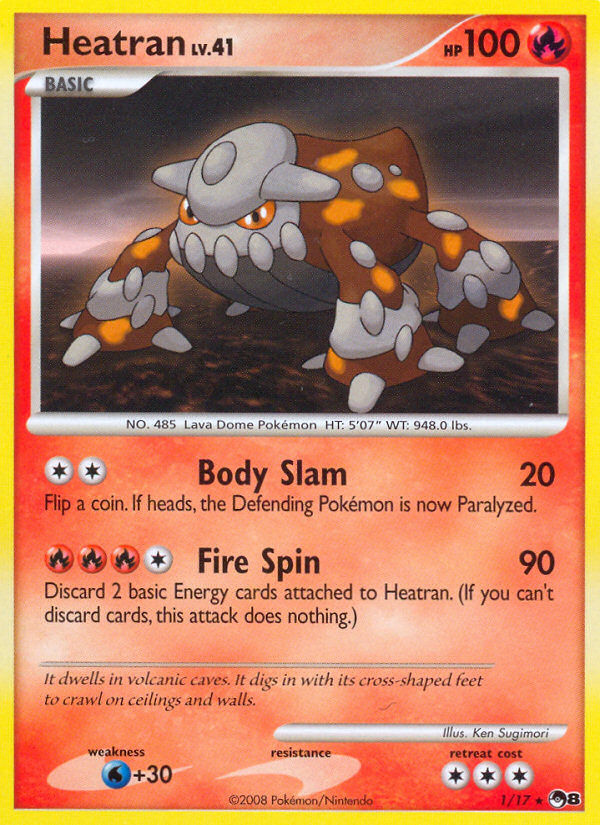 Heatran (1/17) [POP Series 8] | Card Citadel