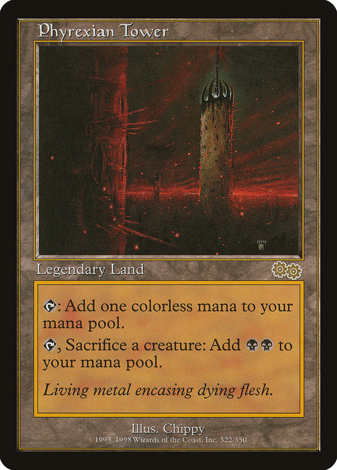 Phyrexian Tower [Urza's Saga] | Card Citadel