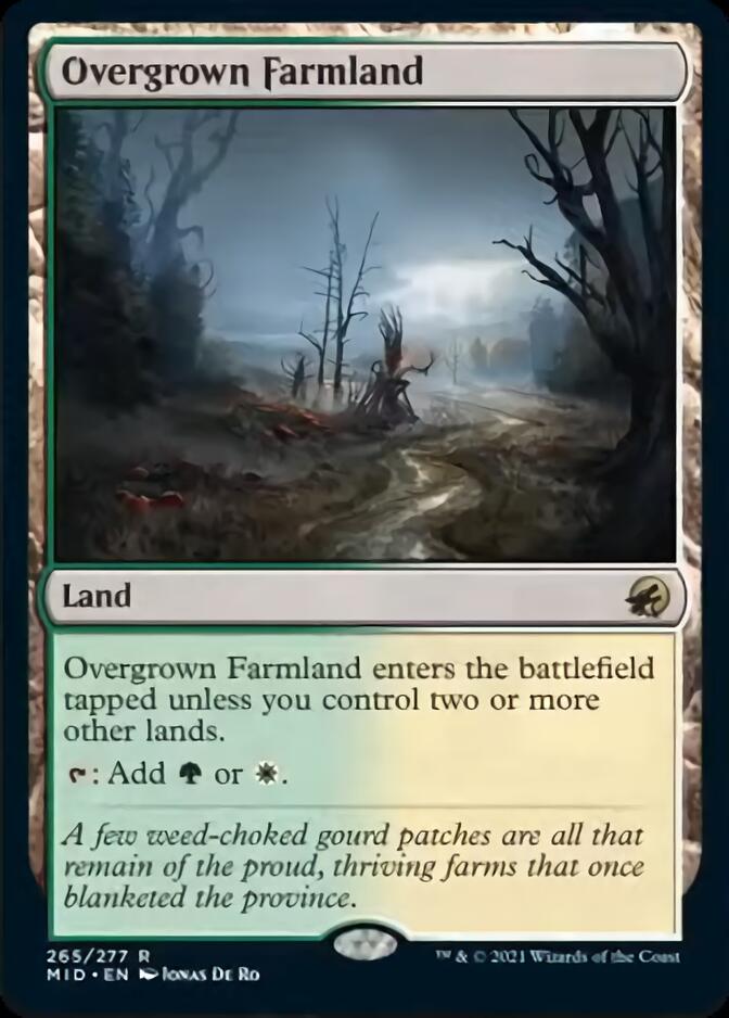 Overgrown Farmland [Innistrad: Midnight Hunt] | Card Citadel