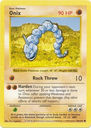 Onix (56/102) [Base Set Shadowless Unlimited] | Card Citadel