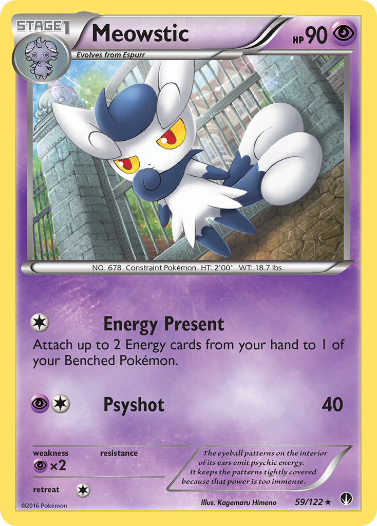 Meowstic (59/122) [XY: BREAKpoint] | Card Citadel