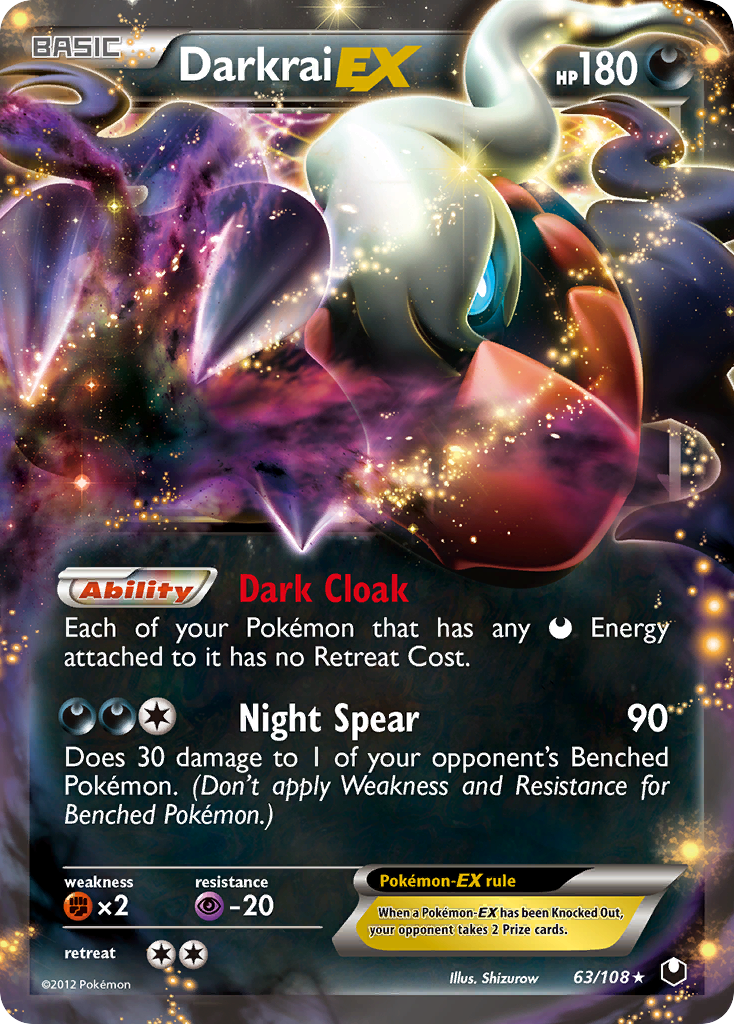 Darkrai EX (63/108) [Black & White: Dark Explorers] | Card Citadel