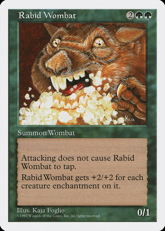 Rabid Wombat [Fifth Edition] | Card Citadel