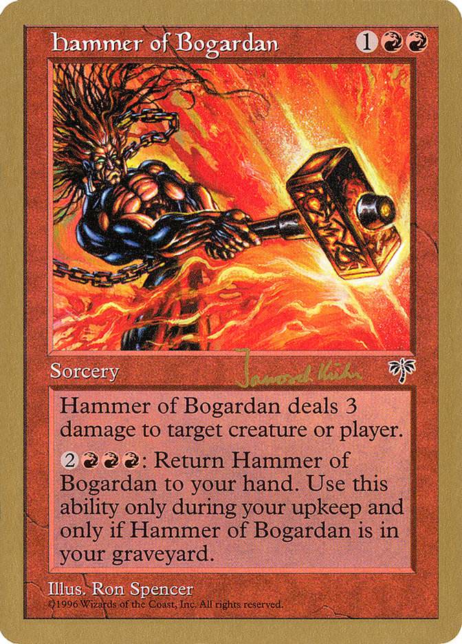 Hammer of Bogardan (Janosch Kuhn) [World Championship Decks 1997] | Card Citadel