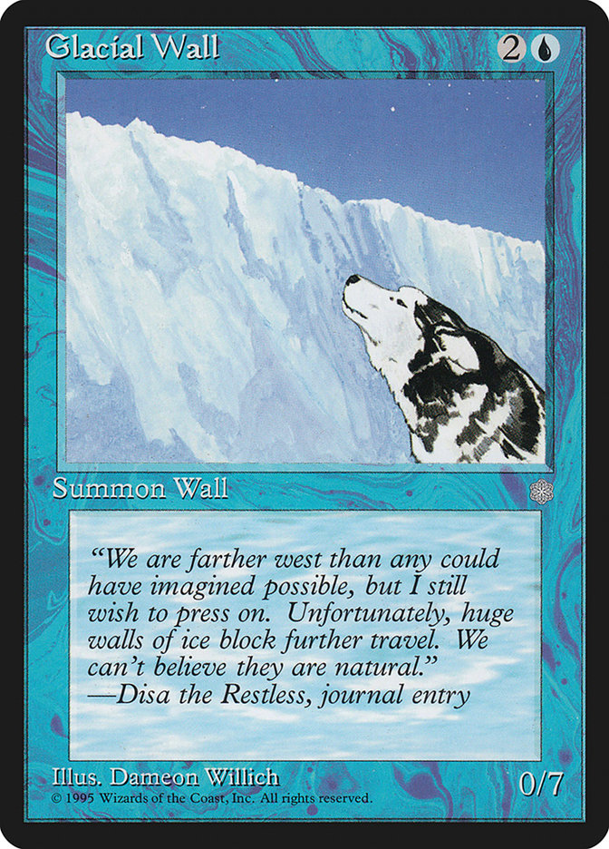 Glacial Wall [Ice Age] | Card Citadel