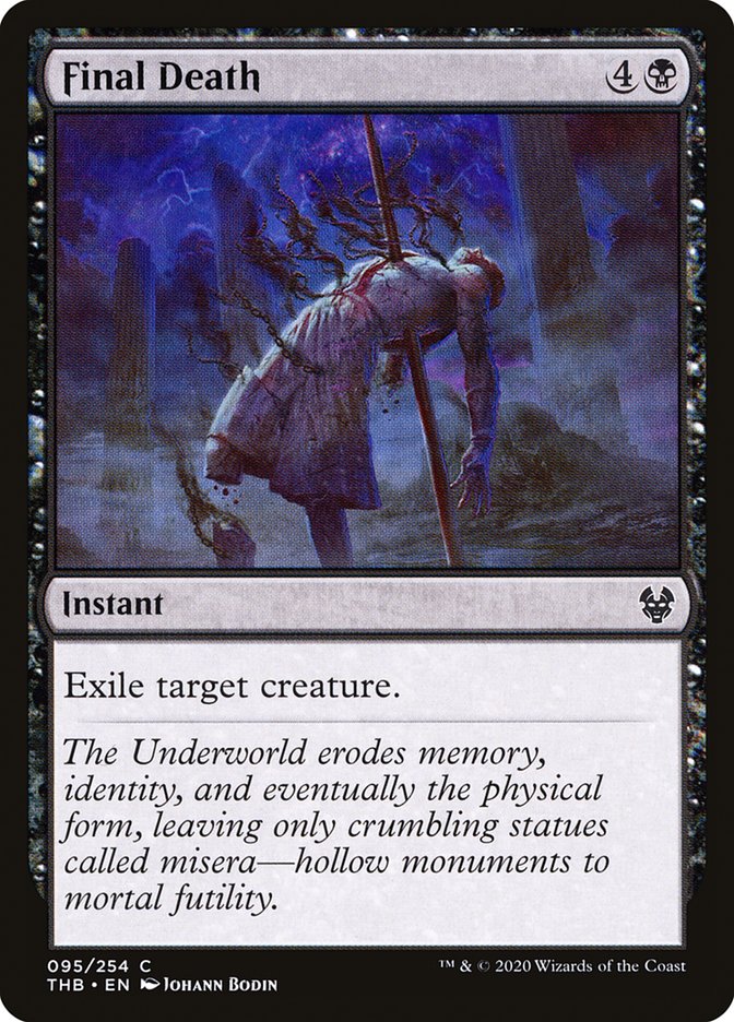 Final Death [Theros Beyond Death] | Card Citadel