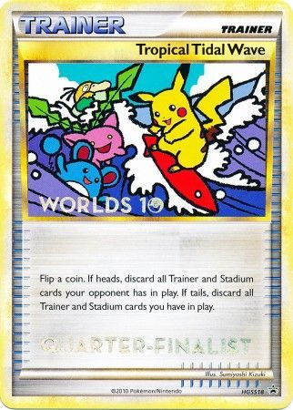 Tropical Tidal Wave (HGSS18) (Quarter Finalist) [HeartGold & SoulSilver: Black Star Promos] | Card Citadel