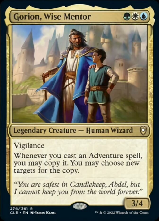 Gorion, Wise Mentor [Commander Legends: Battle for Baldur's Gate] | Card Citadel