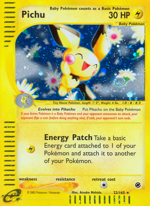 Pichu (22/165) [Expedition: Base Set] | Card Citadel