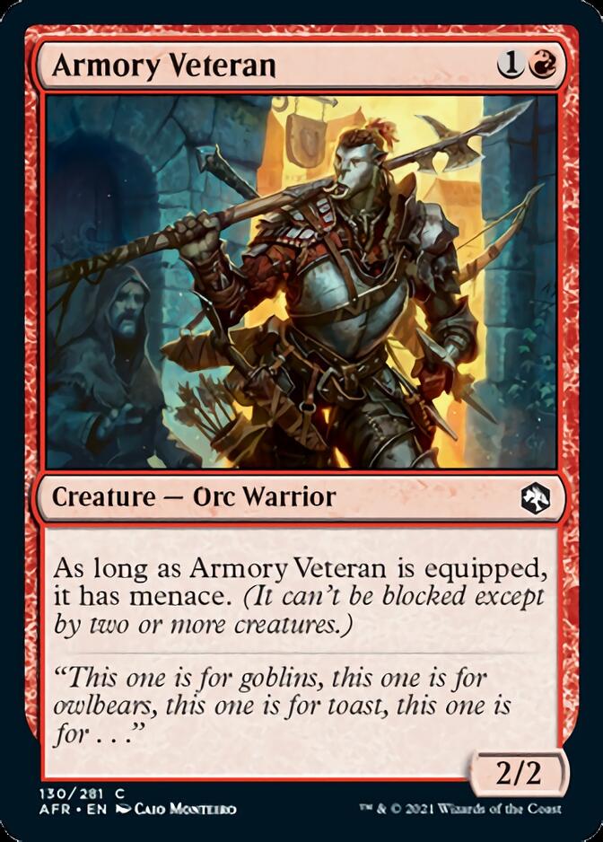 Armory Veteran [Dungeons & Dragons: Adventures in the Forgotten Realms] | Card Citadel