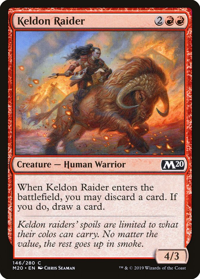 Keldon Raider [Core Set 2020] | Card Citadel