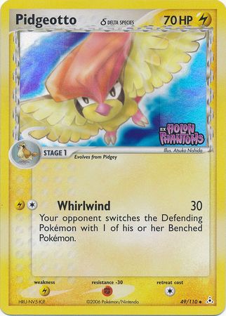 Pidgeotto (49/110) (Delta Species) (Stamped) [EX: Holon Phantoms] | Card Citadel