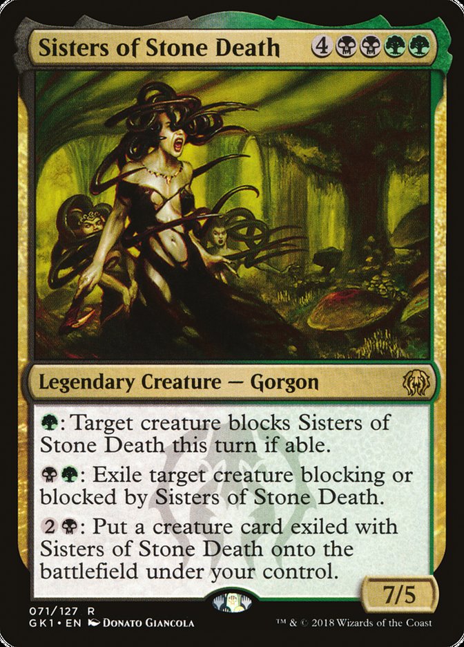 Sisters of Stone Death [GRN Guild Kit] | Card Citadel