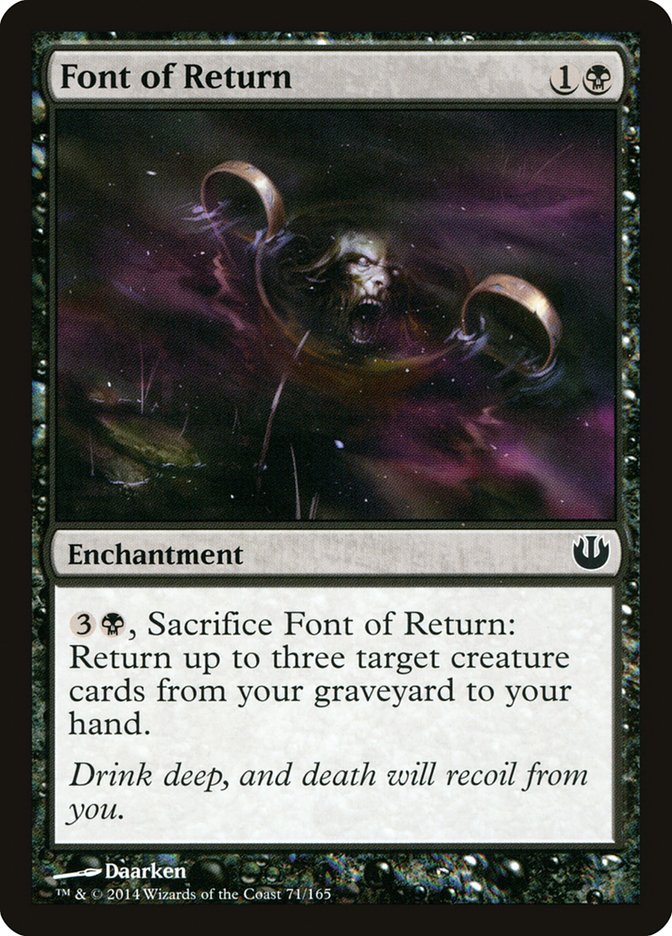 Font of Return [Journey into Nyx] | Card Citadel