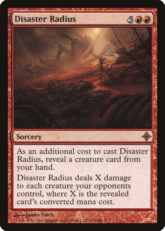 Disaster Radius [Rise of the Eldrazi] | Card Citadel