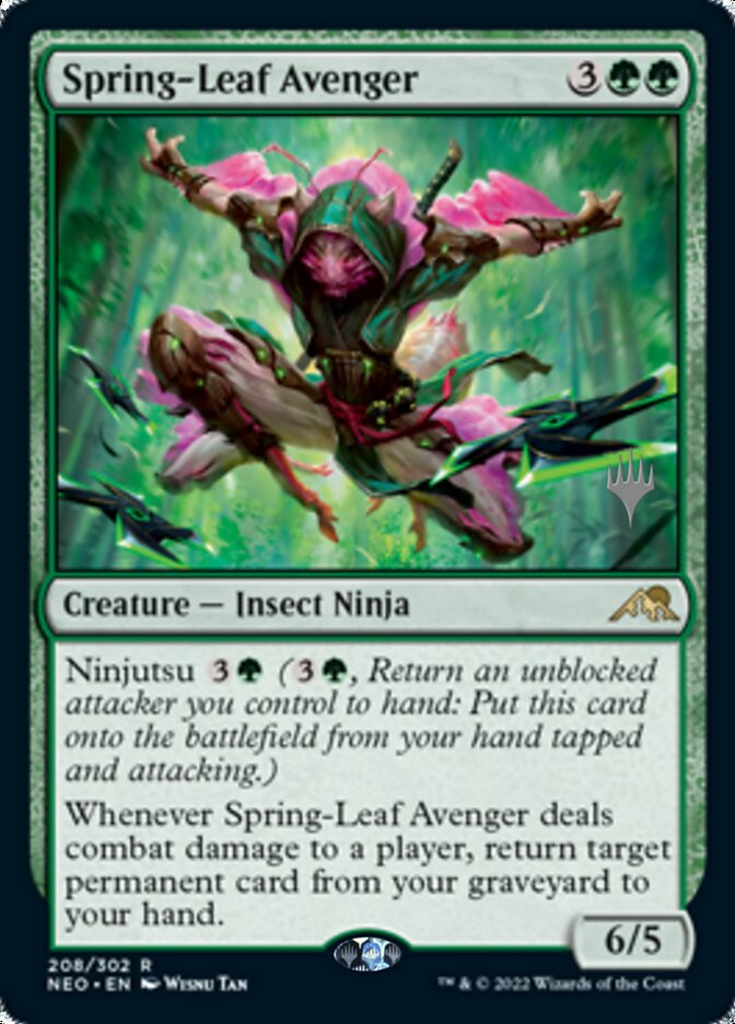 Spring-Leaf Avenger (Promo Pack) [Kamigawa: Neon Dynasty Promos] | Card Citadel
