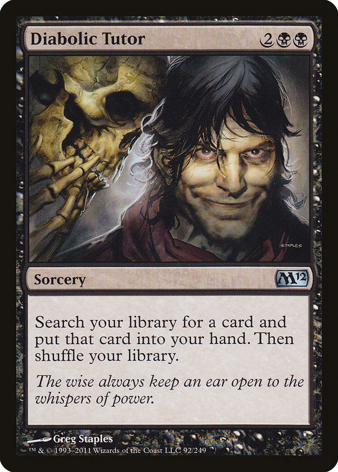 Diabolic Tutor [Magic 2012] | Card Citadel