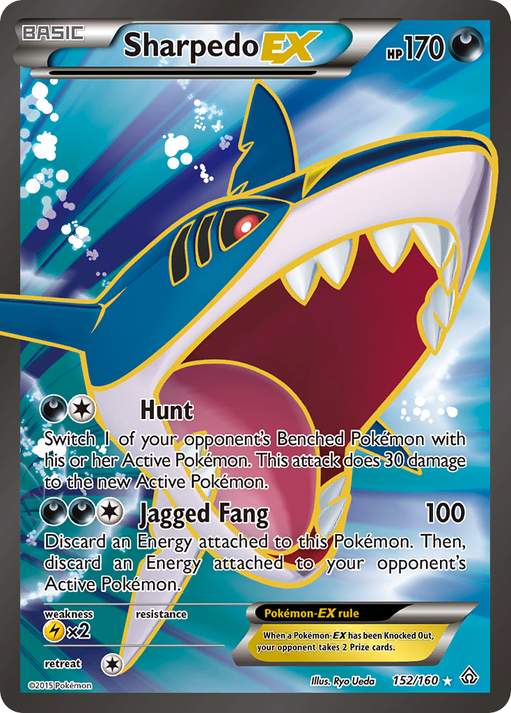 Sharpedo EX (152/160) [XY: Primal Clash] | Card Citadel